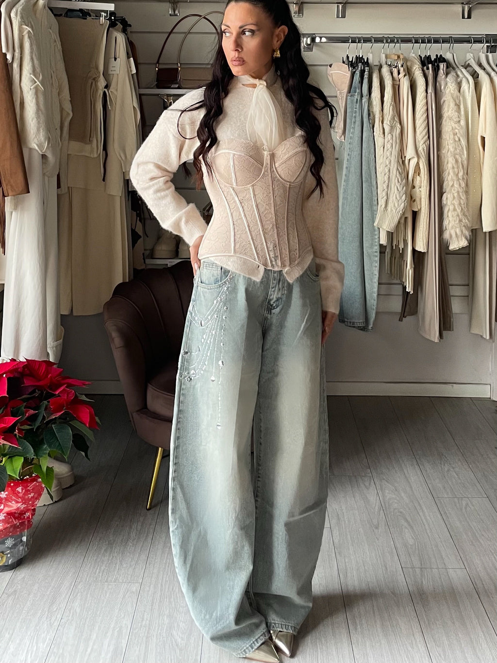 JEANS  RAINDROP SABBIATO