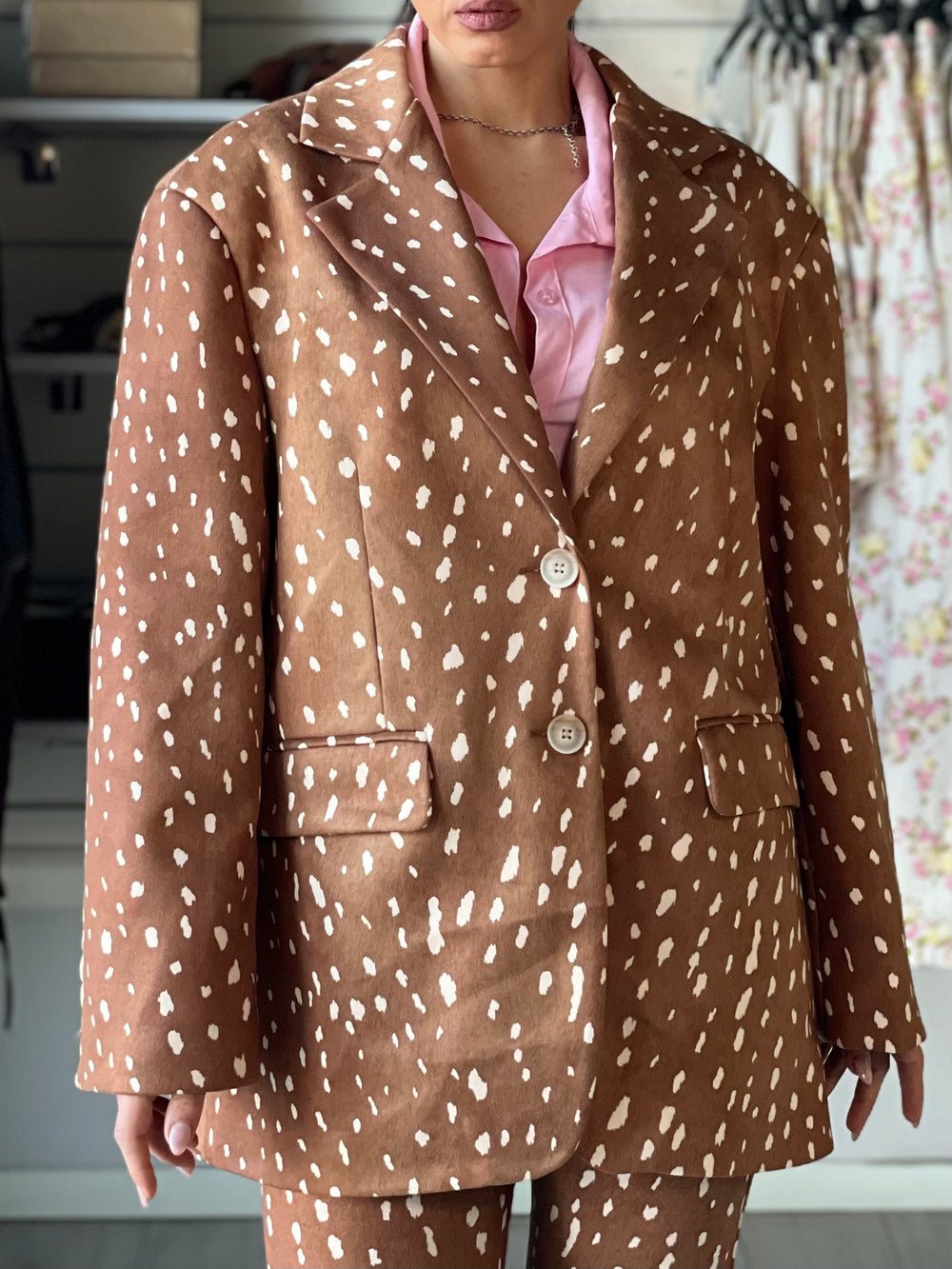 Blazer Bambi print Lumina