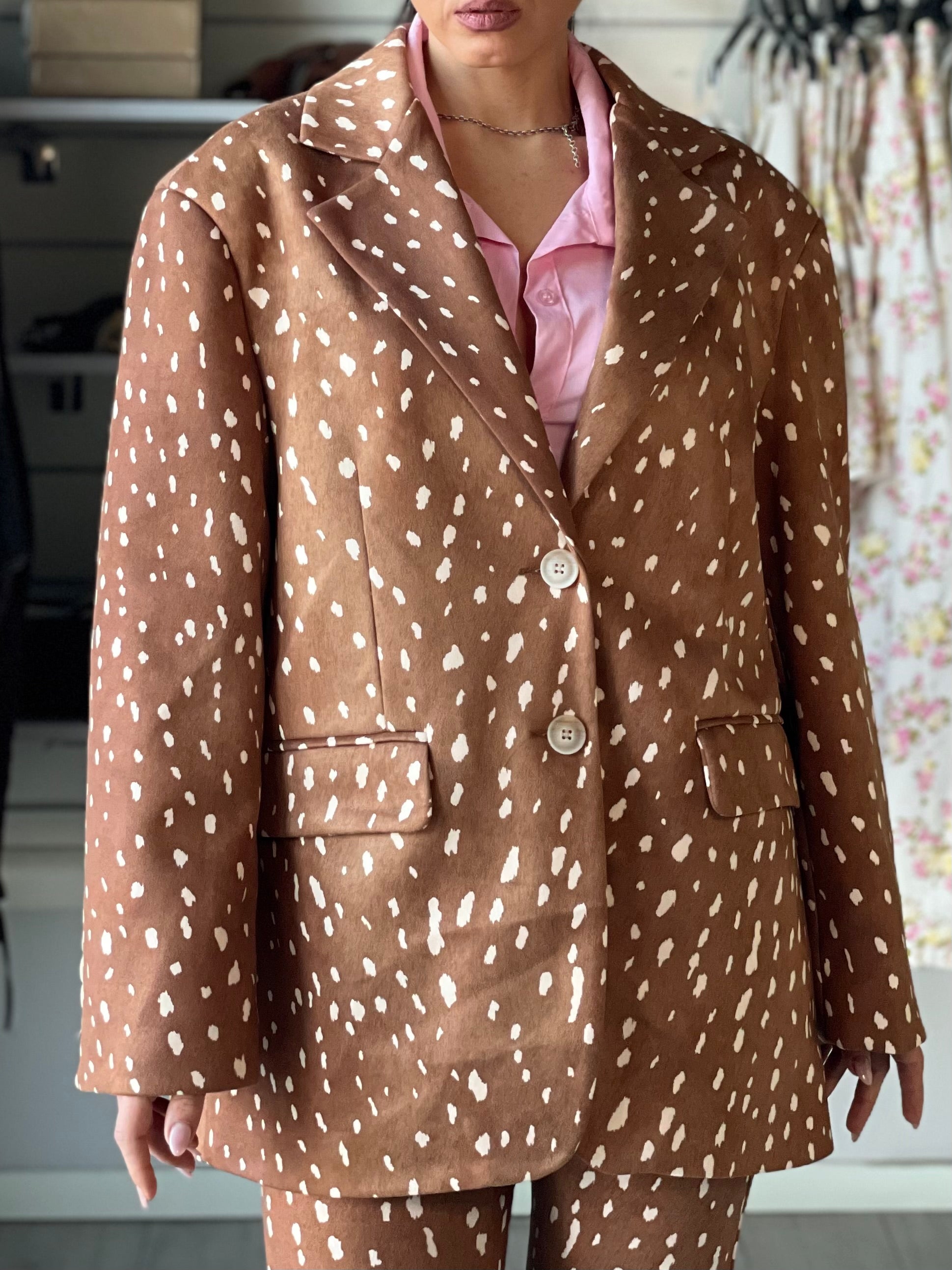Blazer Bambi print Lumina