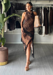 TOP HALTER ANIMALIER LUMINA