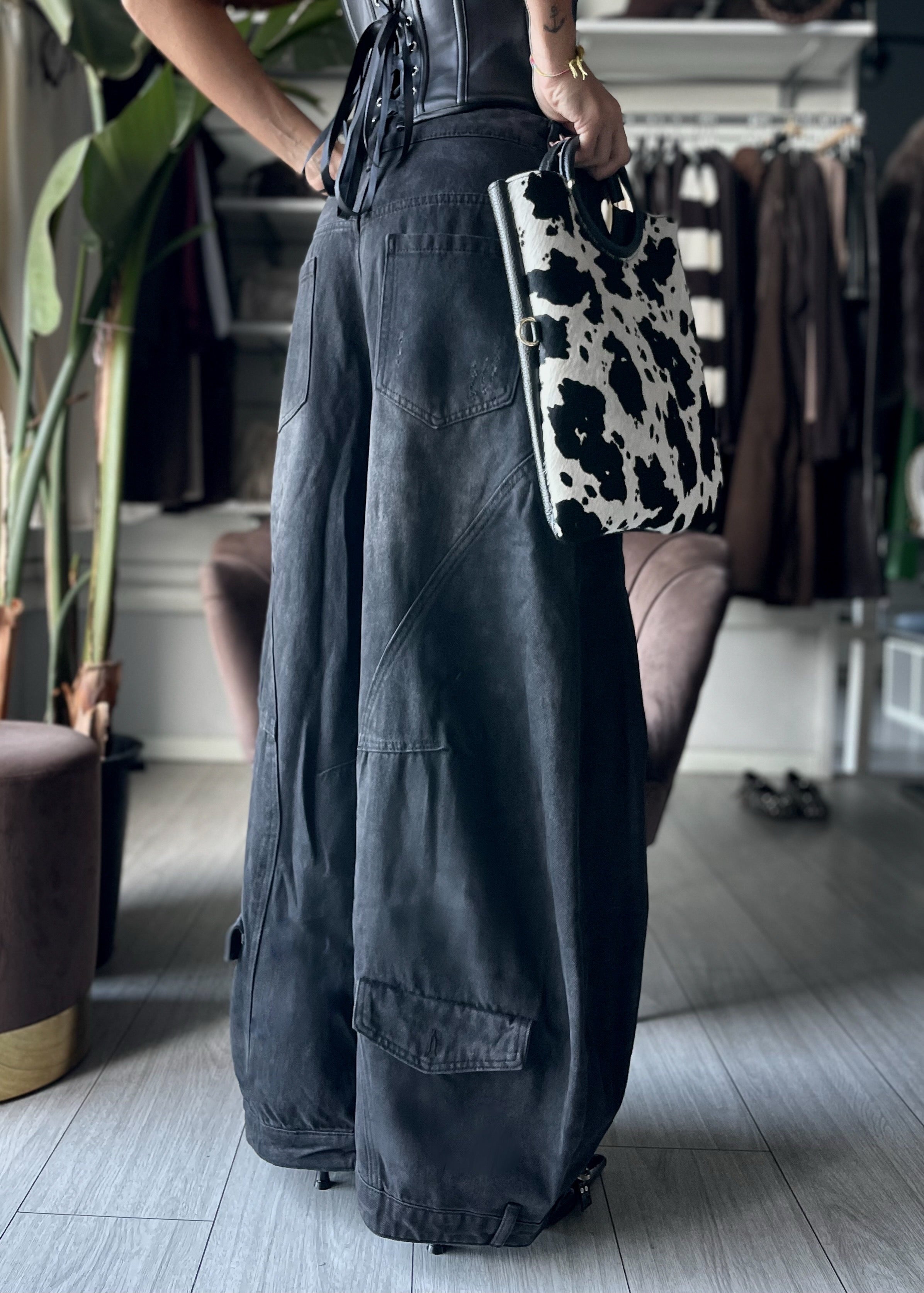 BIG DENIM BALLON FIT DOPPIO BOTTONE