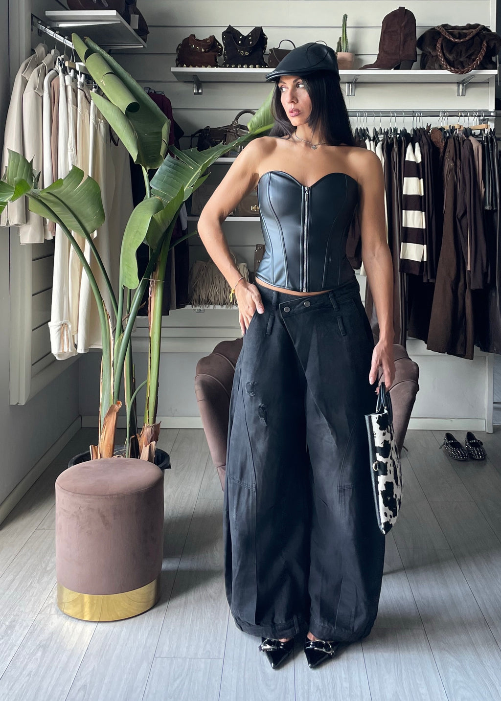 BIG DENIM BALLON FIT DOPPIO BOTTONE