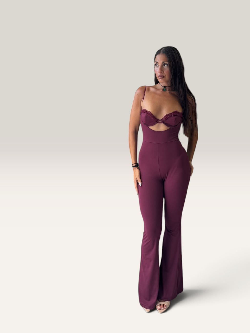 Jumpsuit cut-out