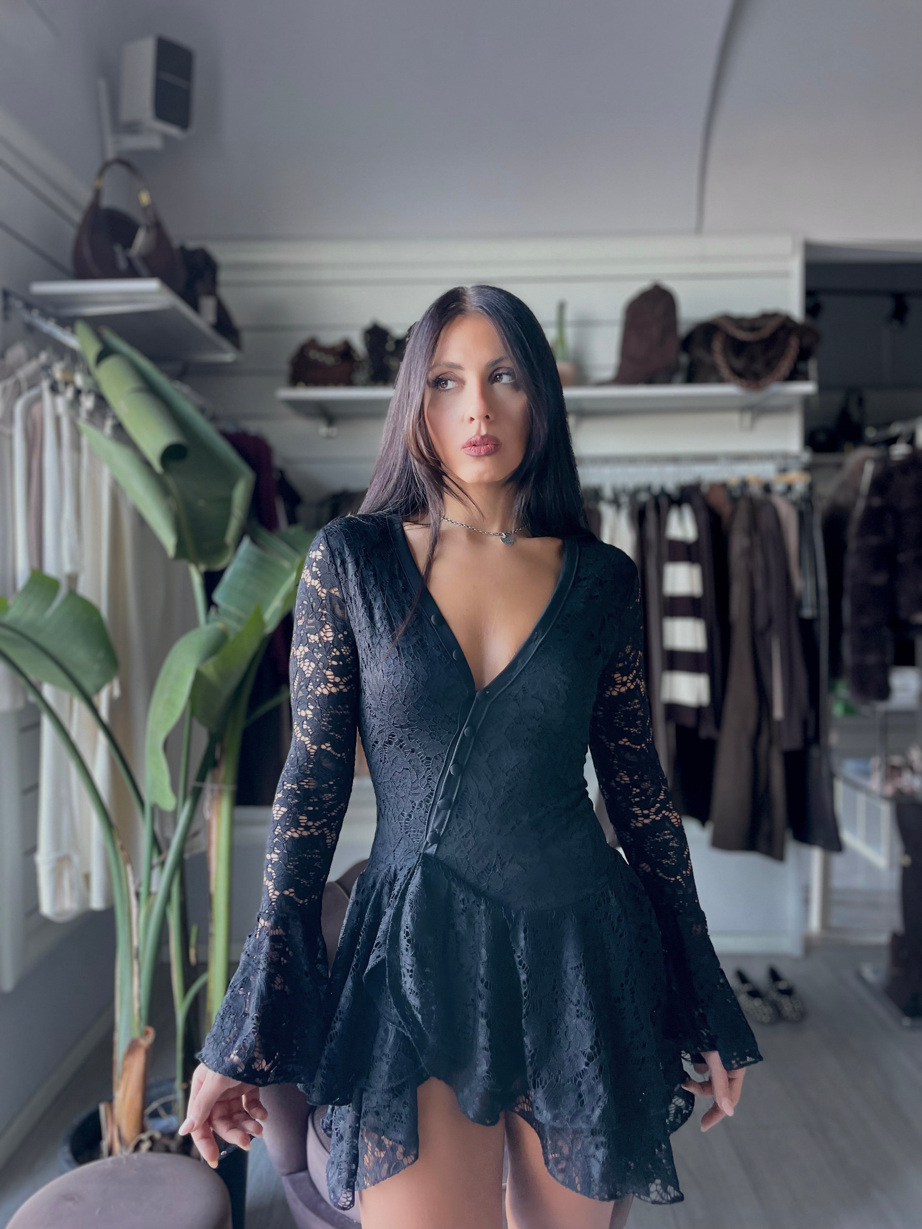 MINI DRESS JUMPSUIT IN PIZZO