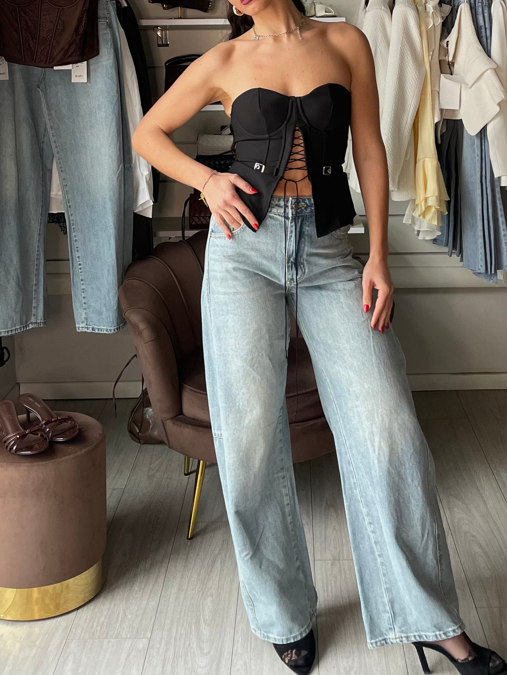 Jeans  Cecil barrel-fit  denim chiaro