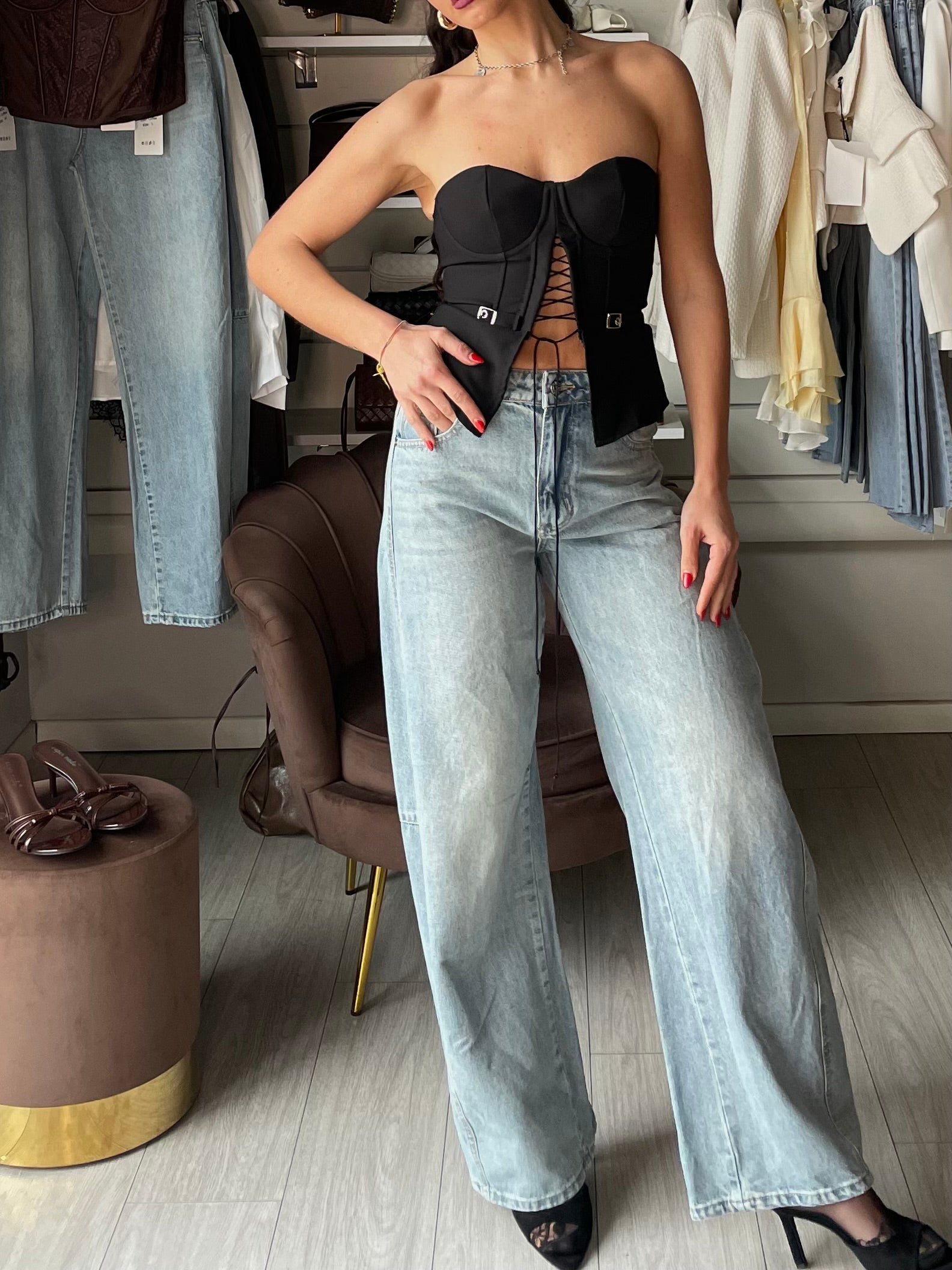 Jeans  Cecil barrel-fit  denim chiaro