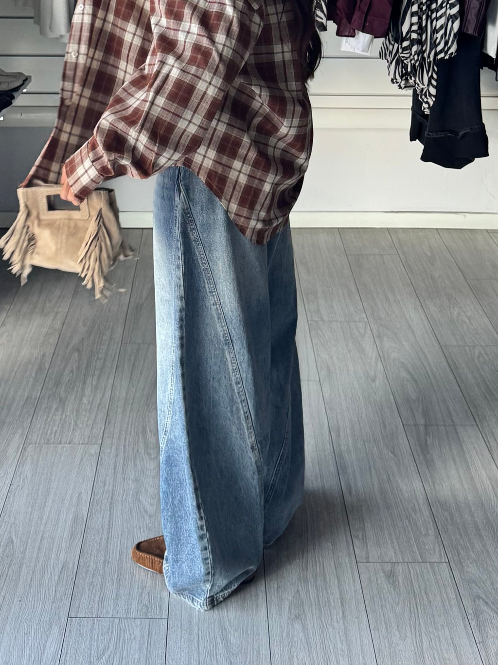 Jeans wide balloon