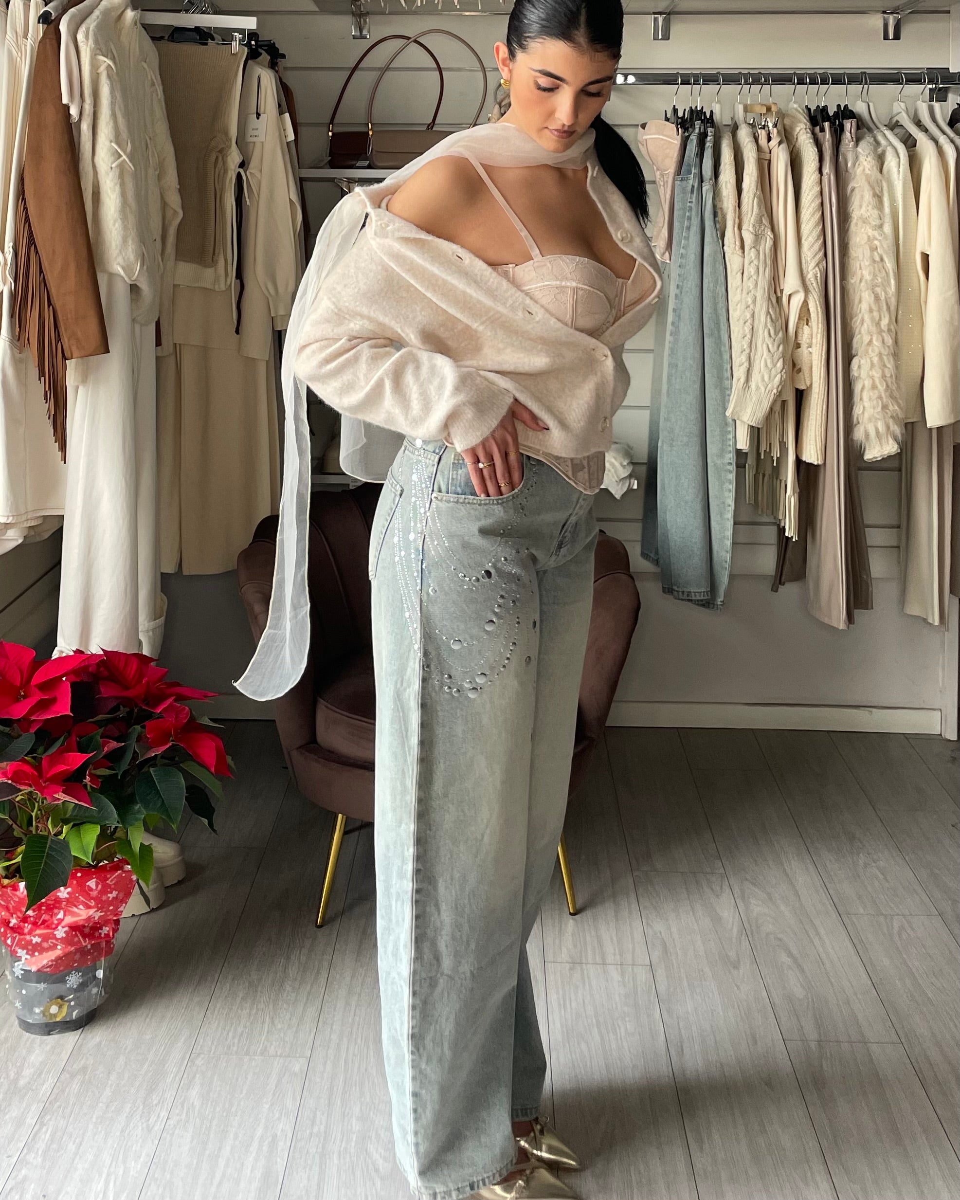 JEANS  RAINDROP SABBIATO