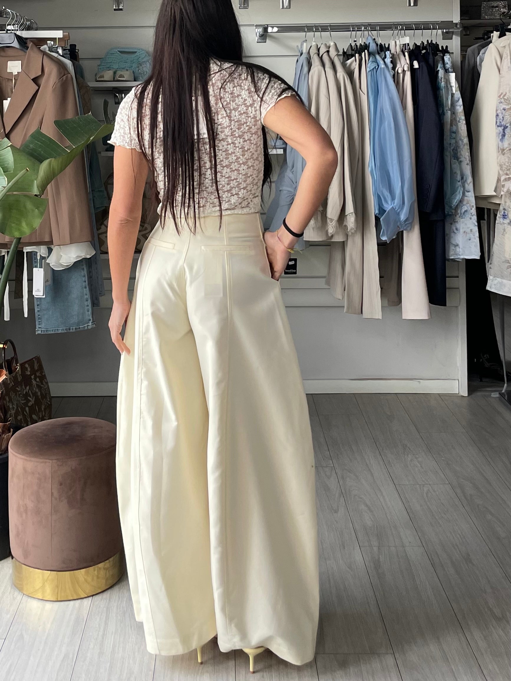 Pantalone Japan butter yellow