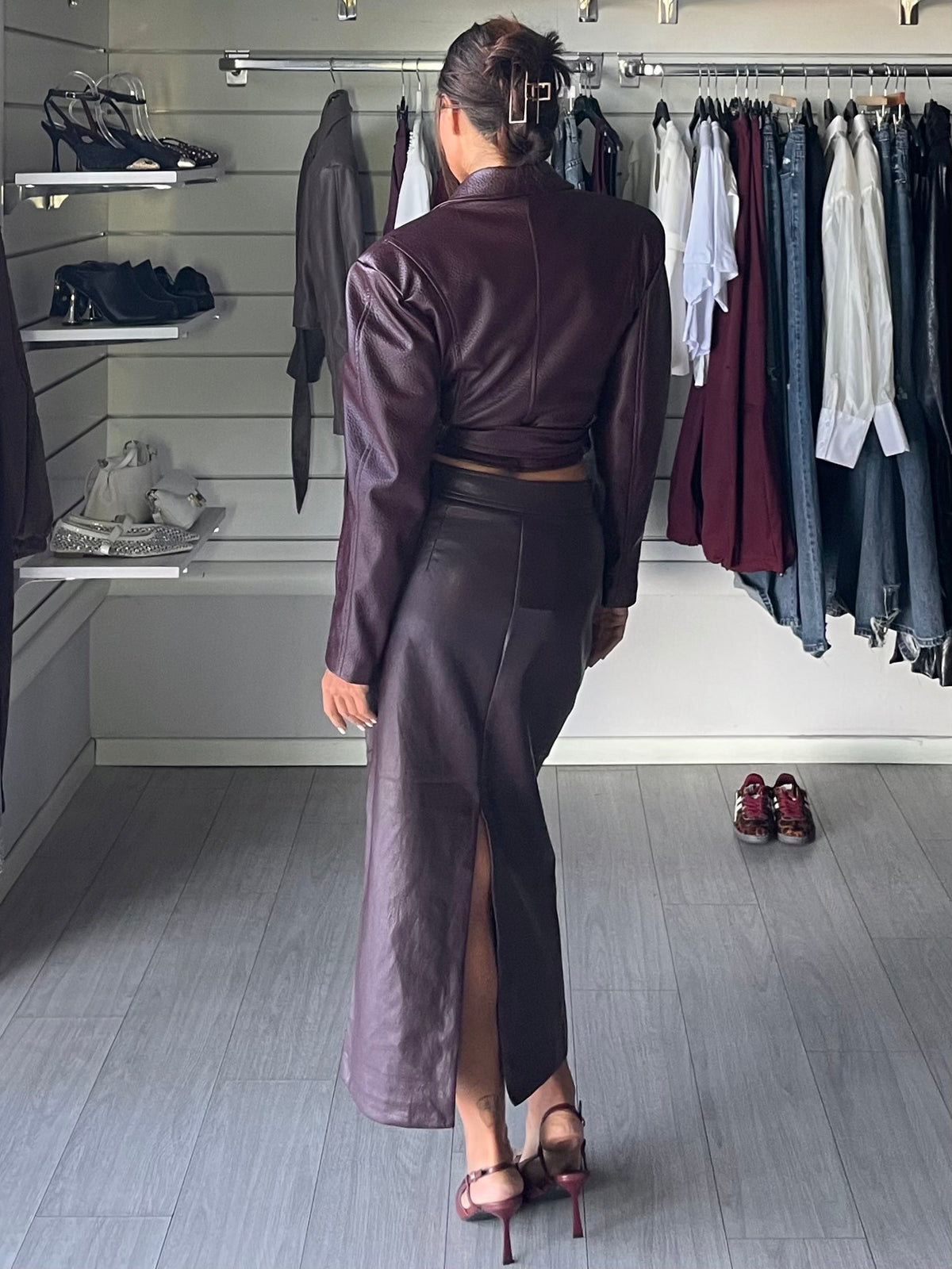 Longuette Dama bordeaux