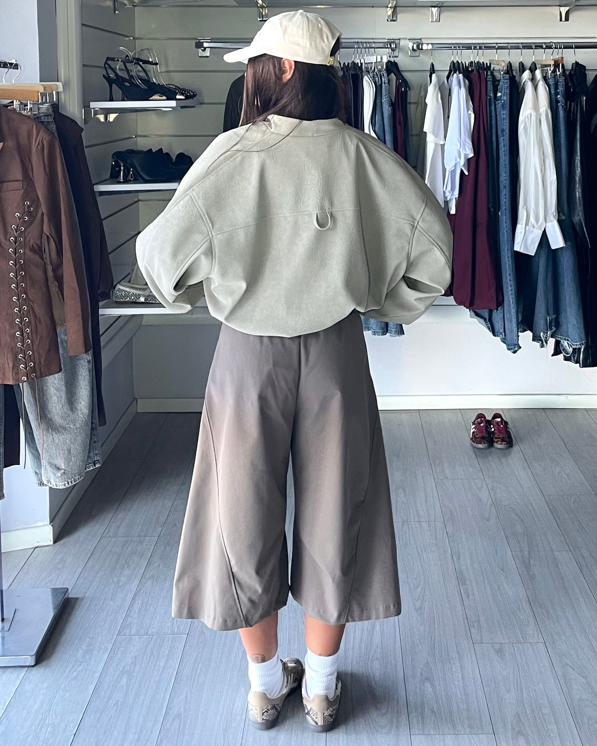 Giacca bomber Sculpt beige