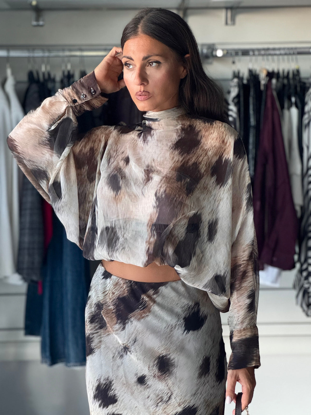 Lumina Blusa animalier