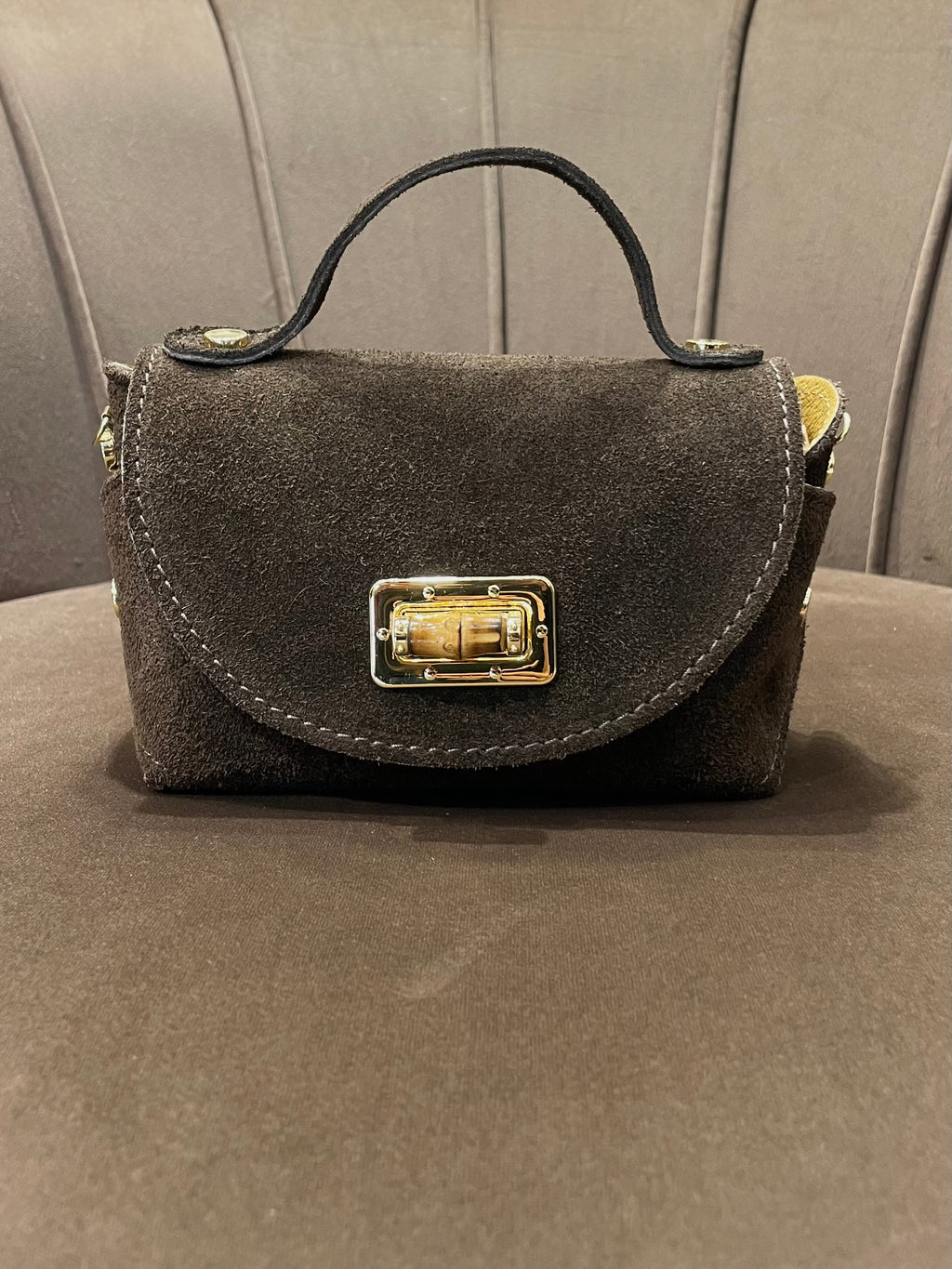 MINI BOX BAG CON TRACOLLA IN VERA PELLE