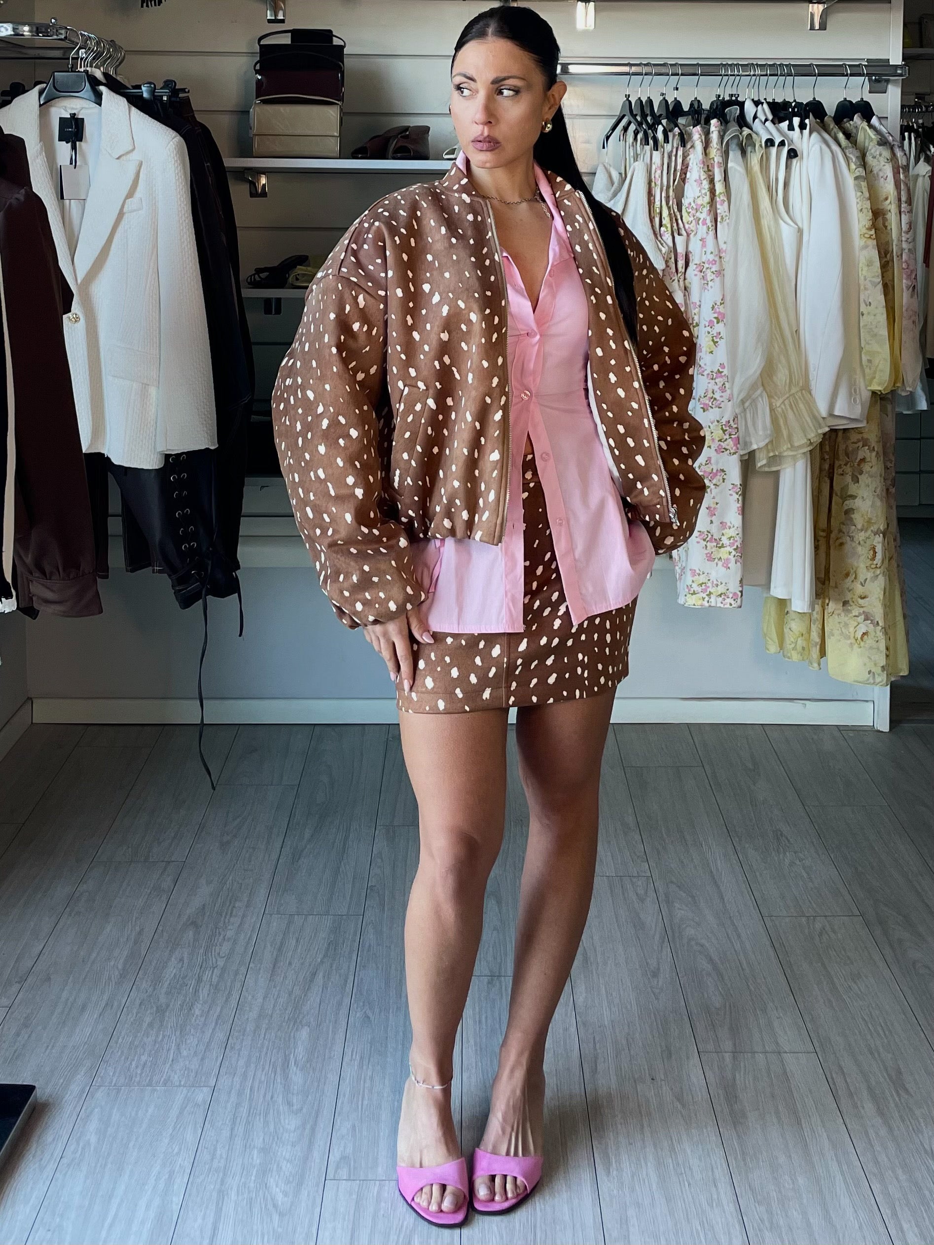 Bomber Bambi print   Lumina
