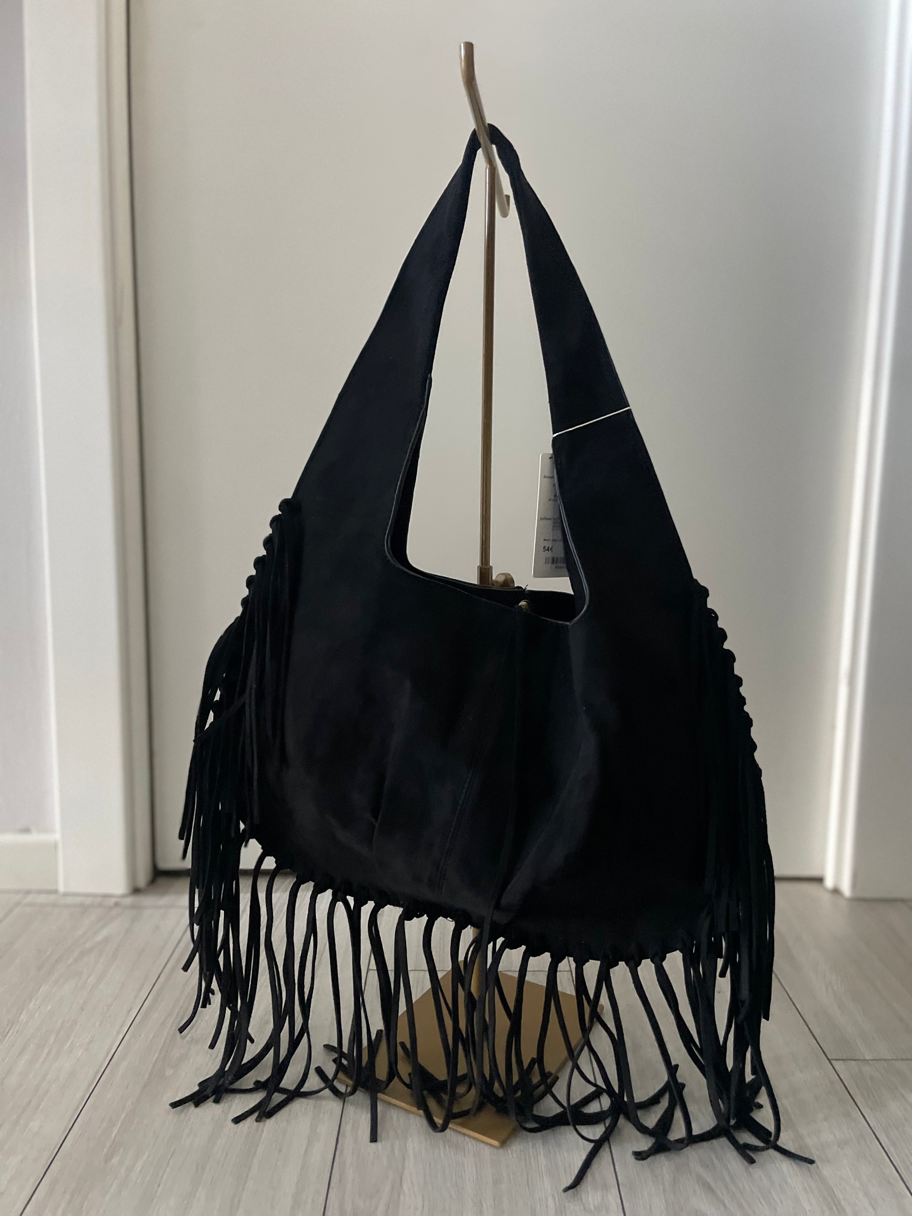 Apache - BORSA GRANDE IN SUEDE CON FRANGE