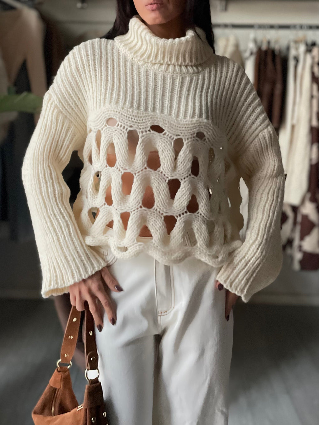 MAXIPULL TRAFORATO PANNA