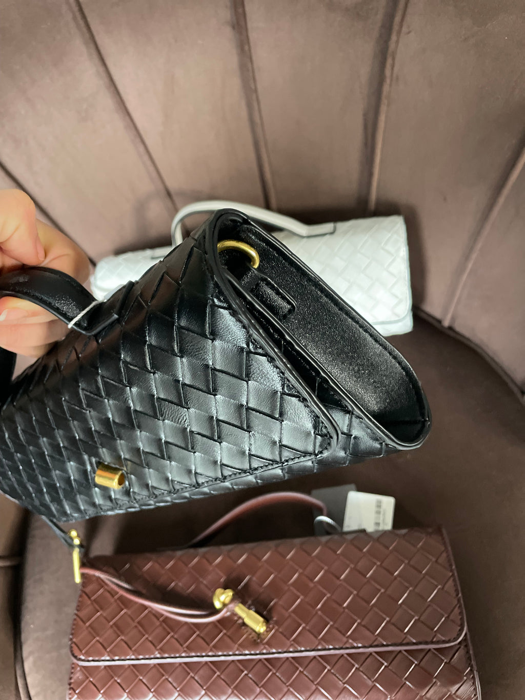 BAGUETTE BORSA INTRECCIATA