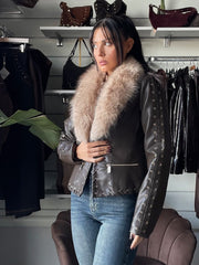 GIACCA STRINGATA Mily Brown