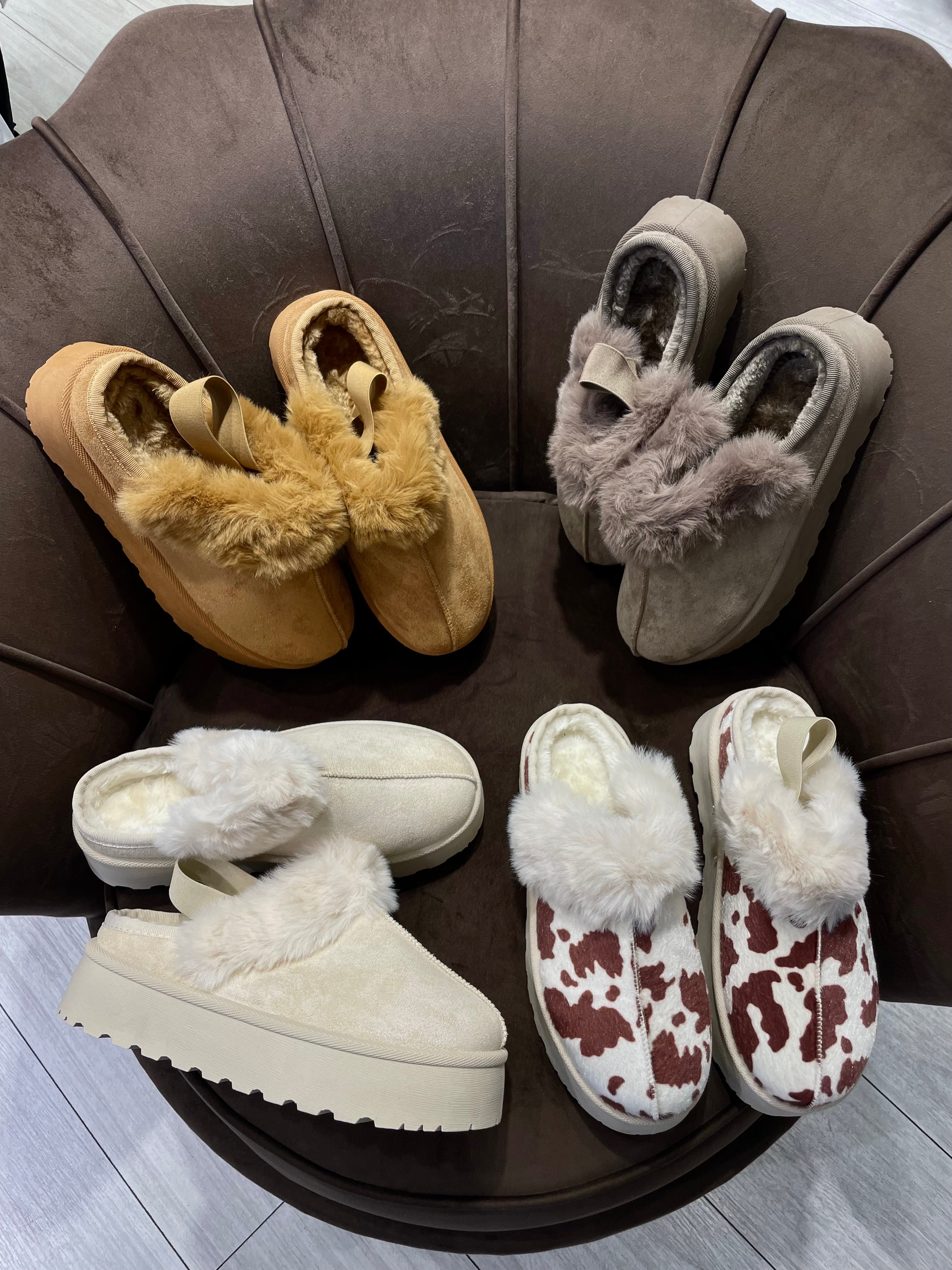 COZY SABOT PLATFORM Camel