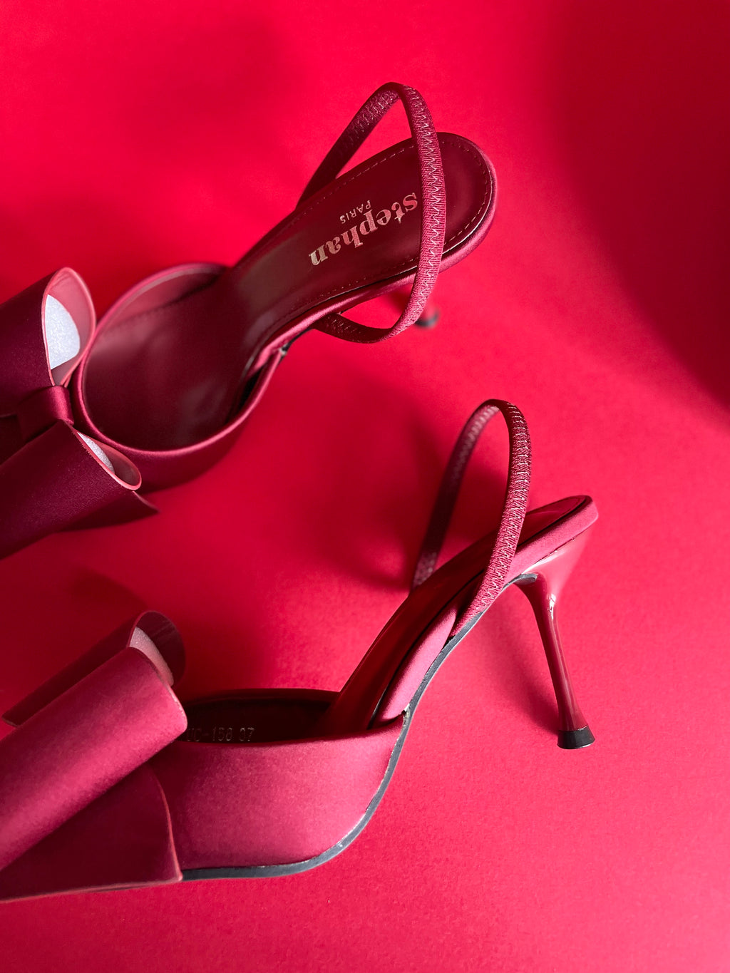 LE CADEAU Slingback in raso