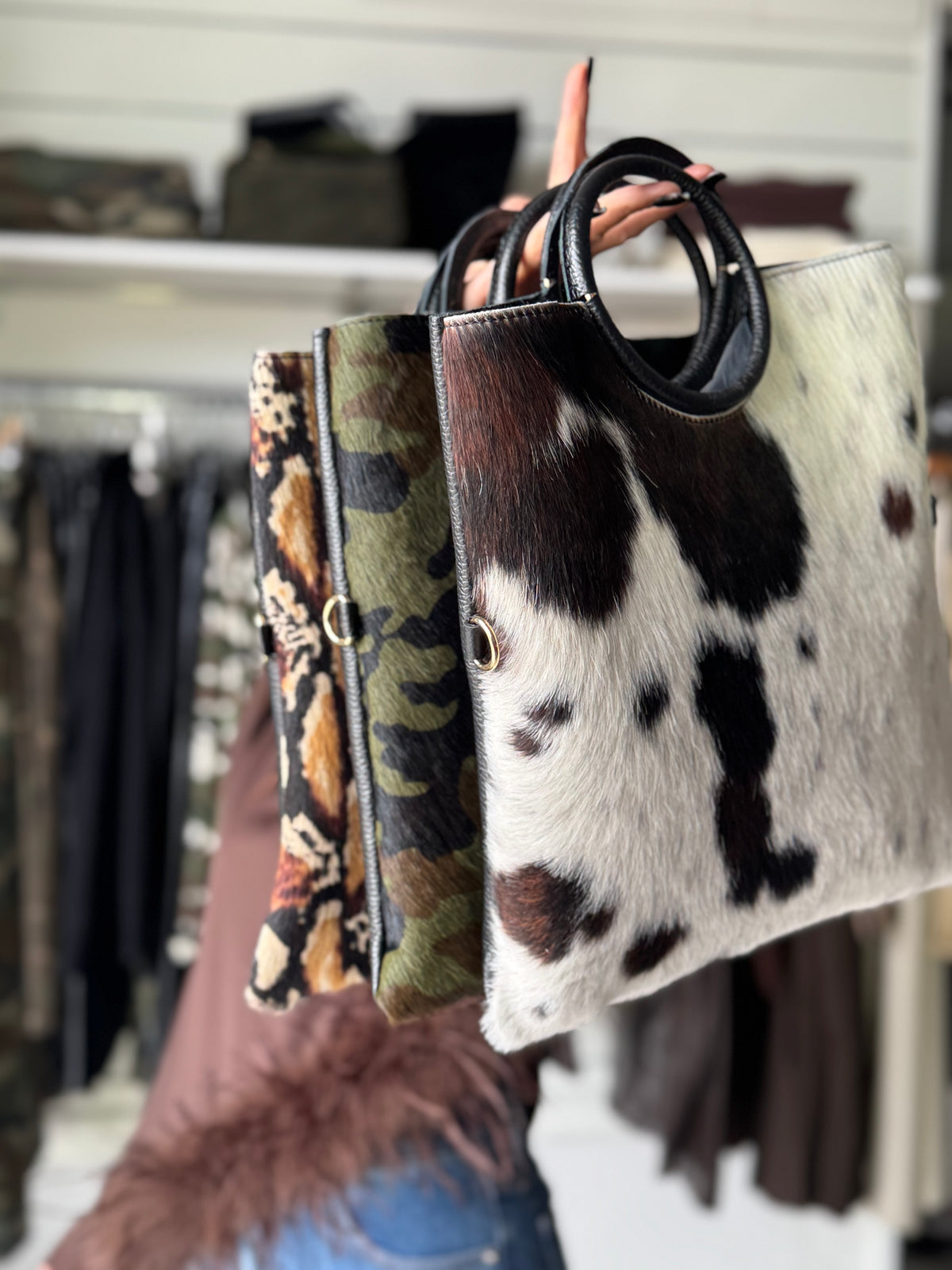 Tote bag Cavallino vera pelle