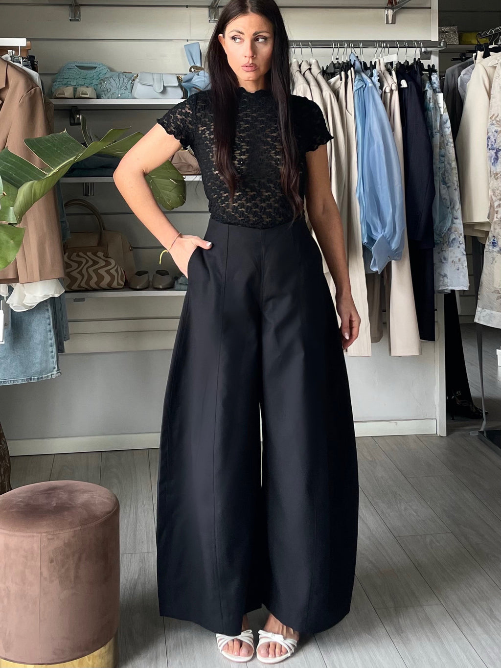 Pantalone Japan nero