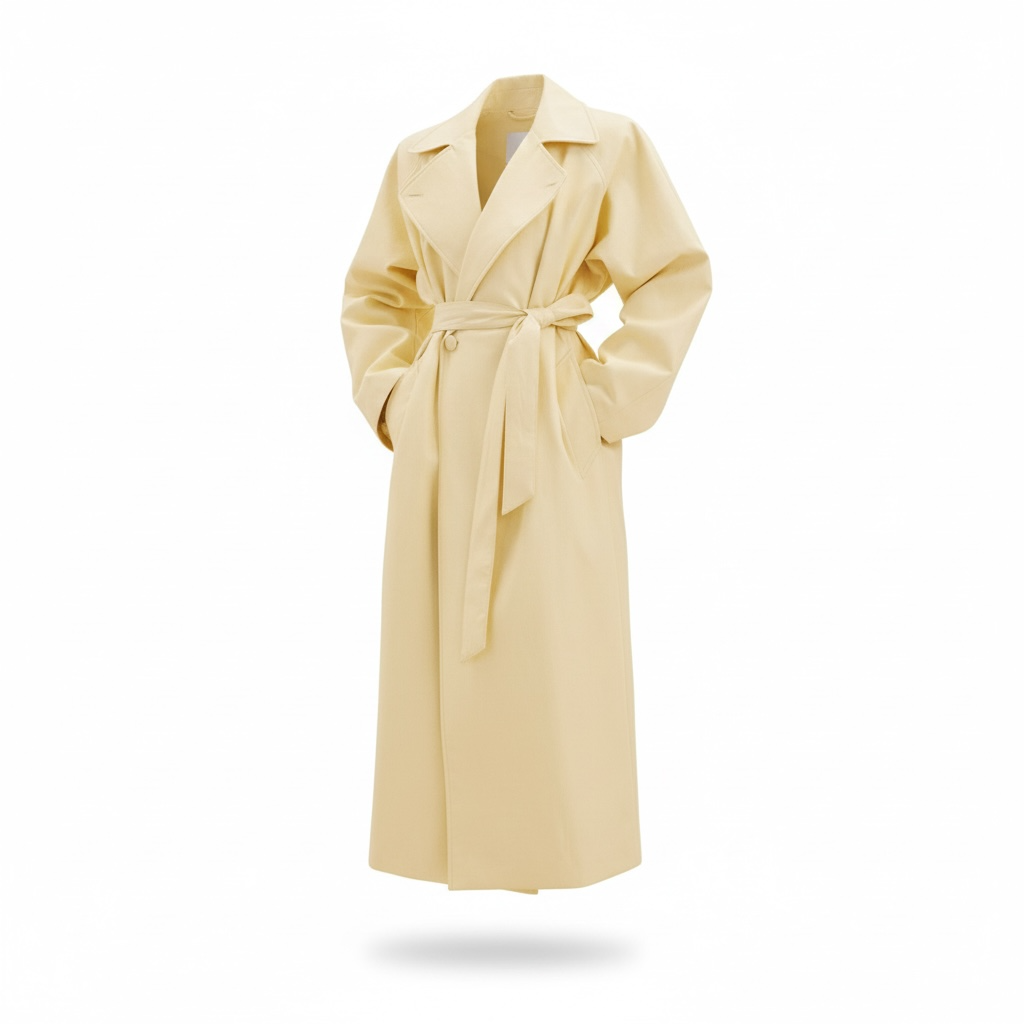 Maxi Trench butter yellow by Lumina