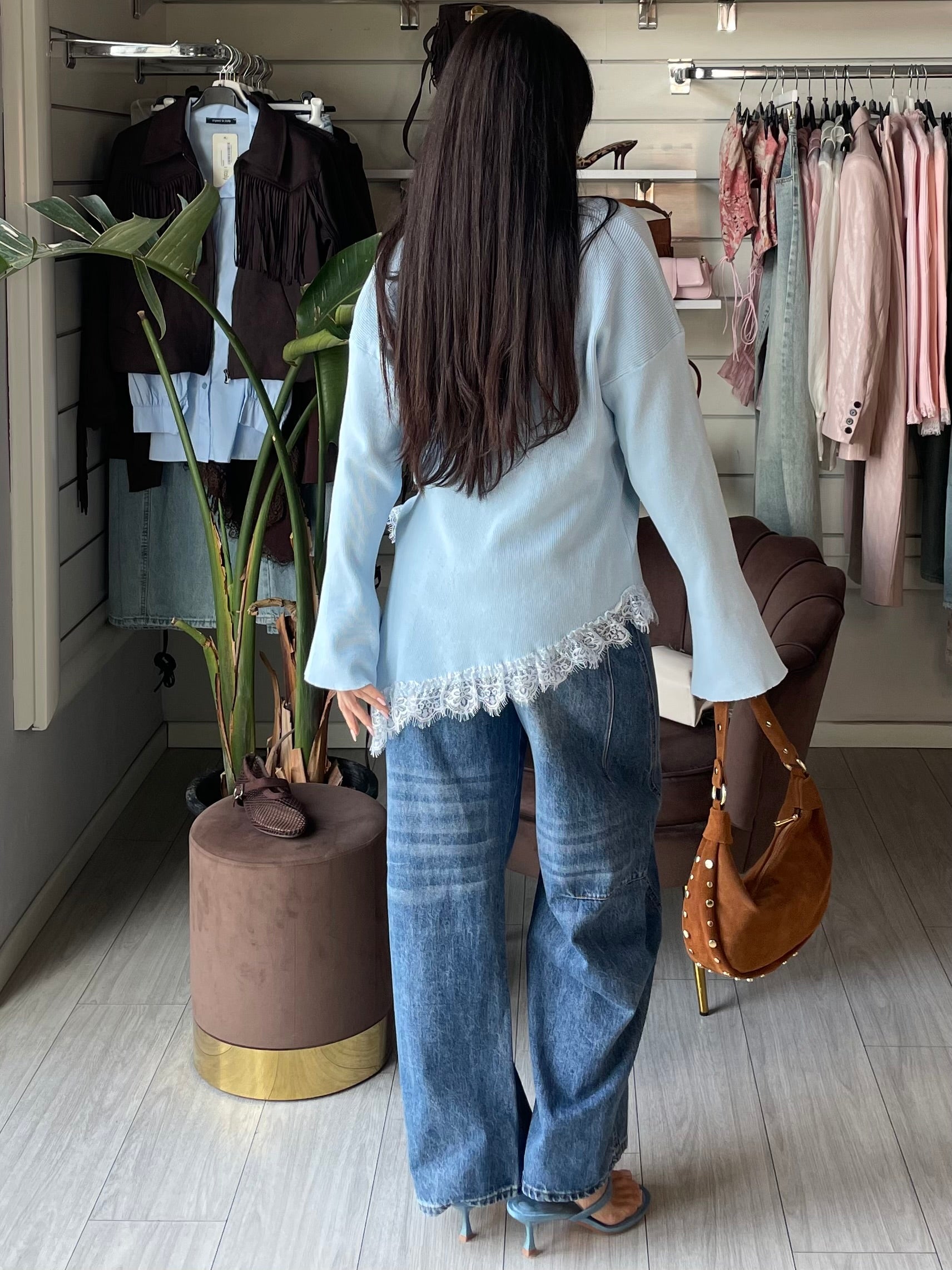 Jeans Cecil barrel fit Denim scuro