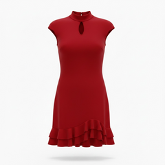 Mini dress Koreana rosso