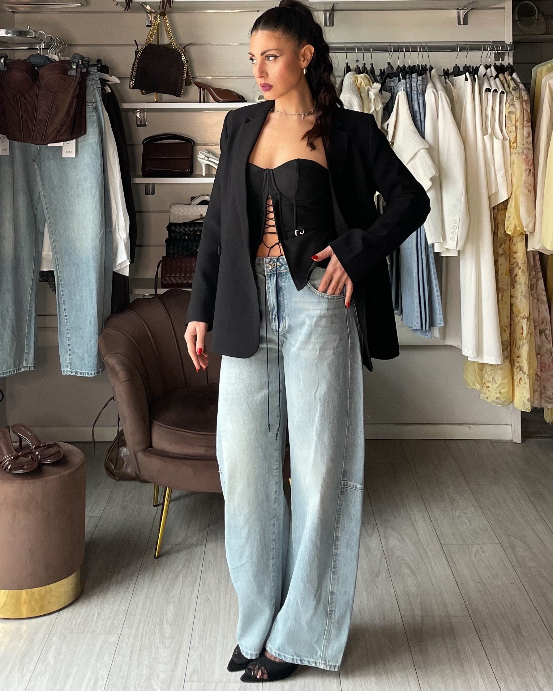 Jeans  Cecil barrel-fit  denim chiaro