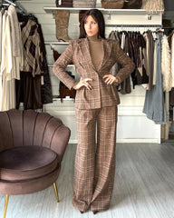 SET COMBINATO IN TWEED -PANTALONE