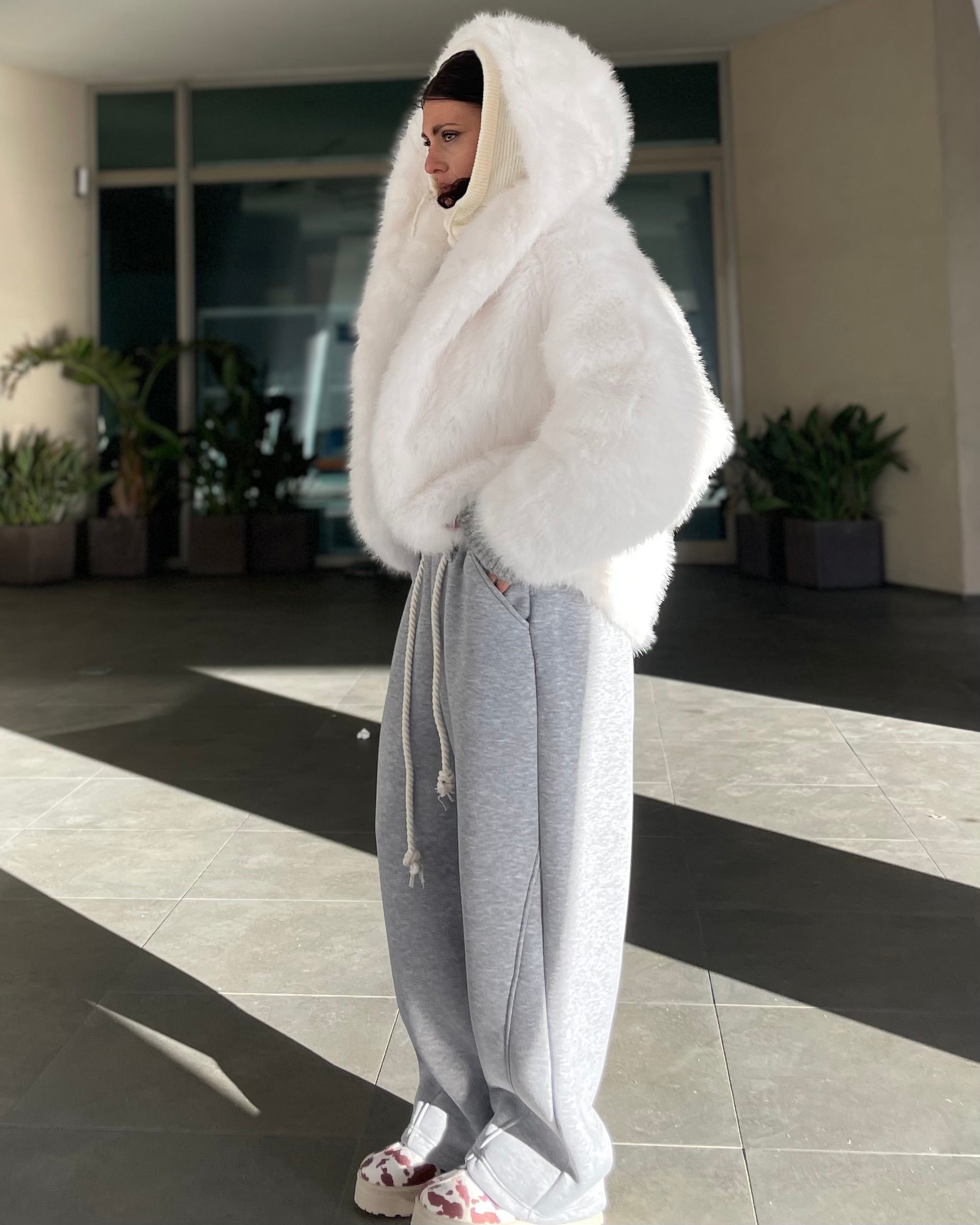 ECOFUR OVERSIZE White