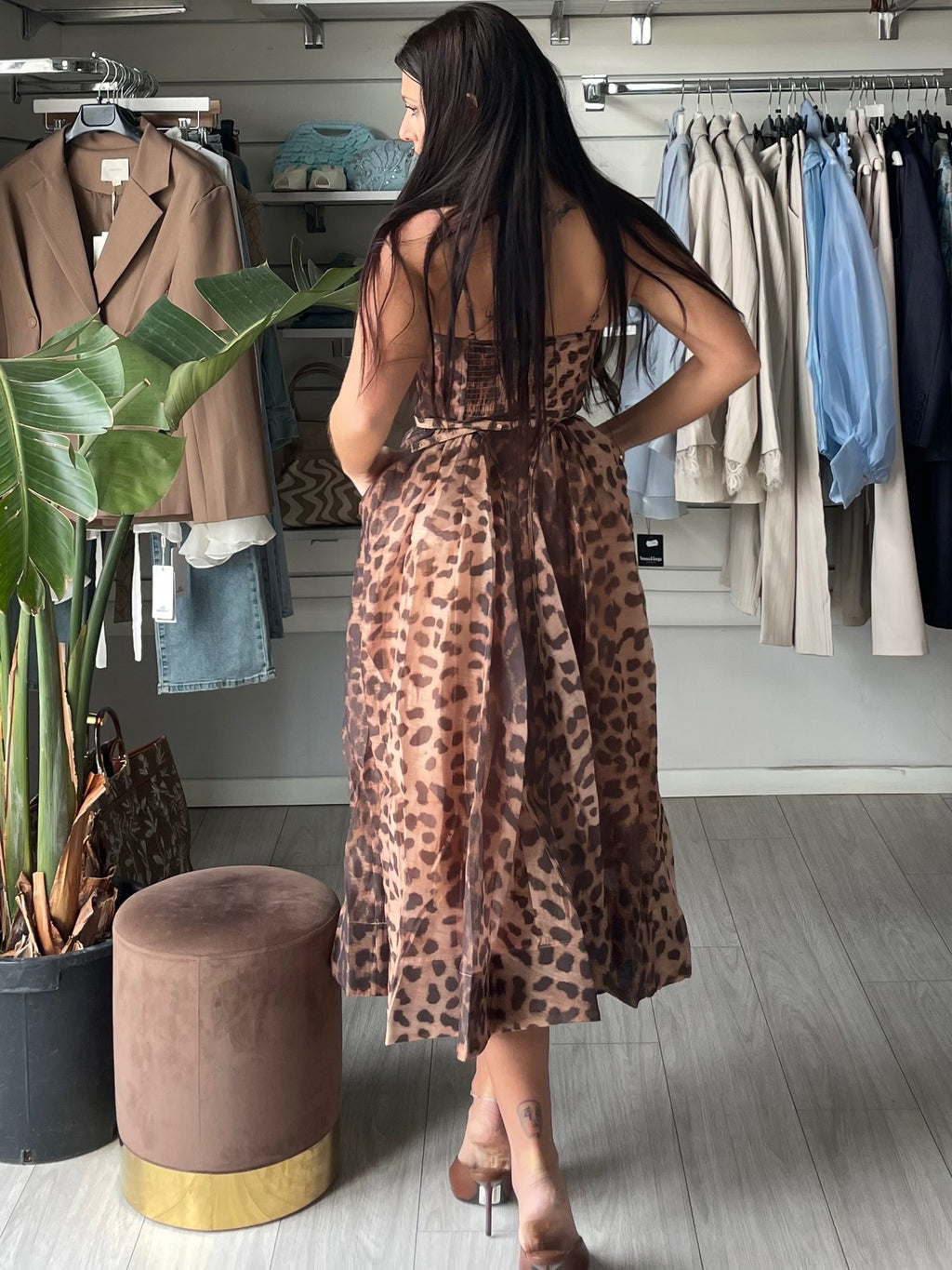 Dress  Old Money stampa animalier