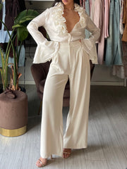 Pantalone Supreme panna by Lumina