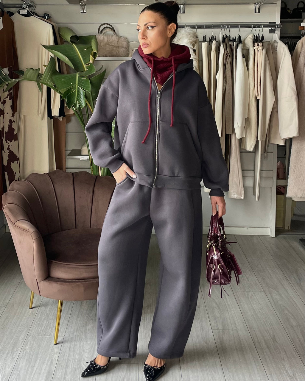 COORDINATO TUTA FELPA & PANTALONE