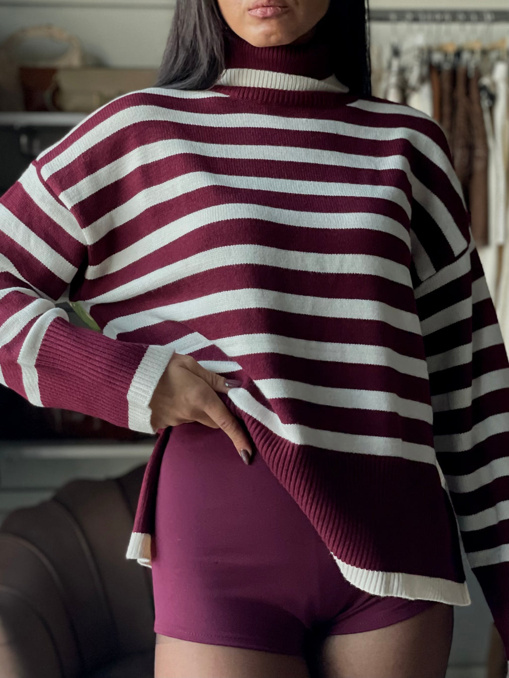 MICRO SHORTS Bordeaux