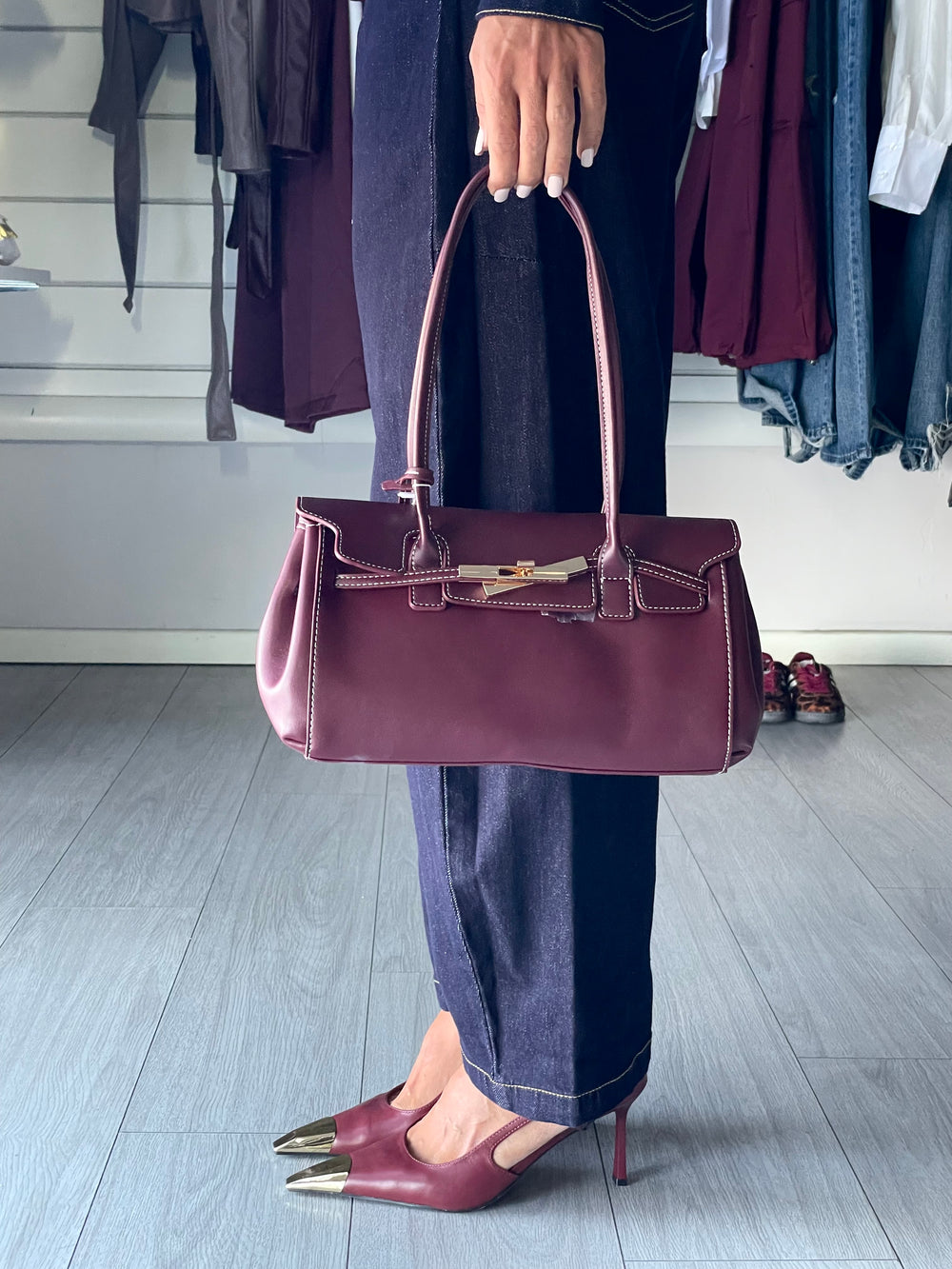 Bauletto bordeaux