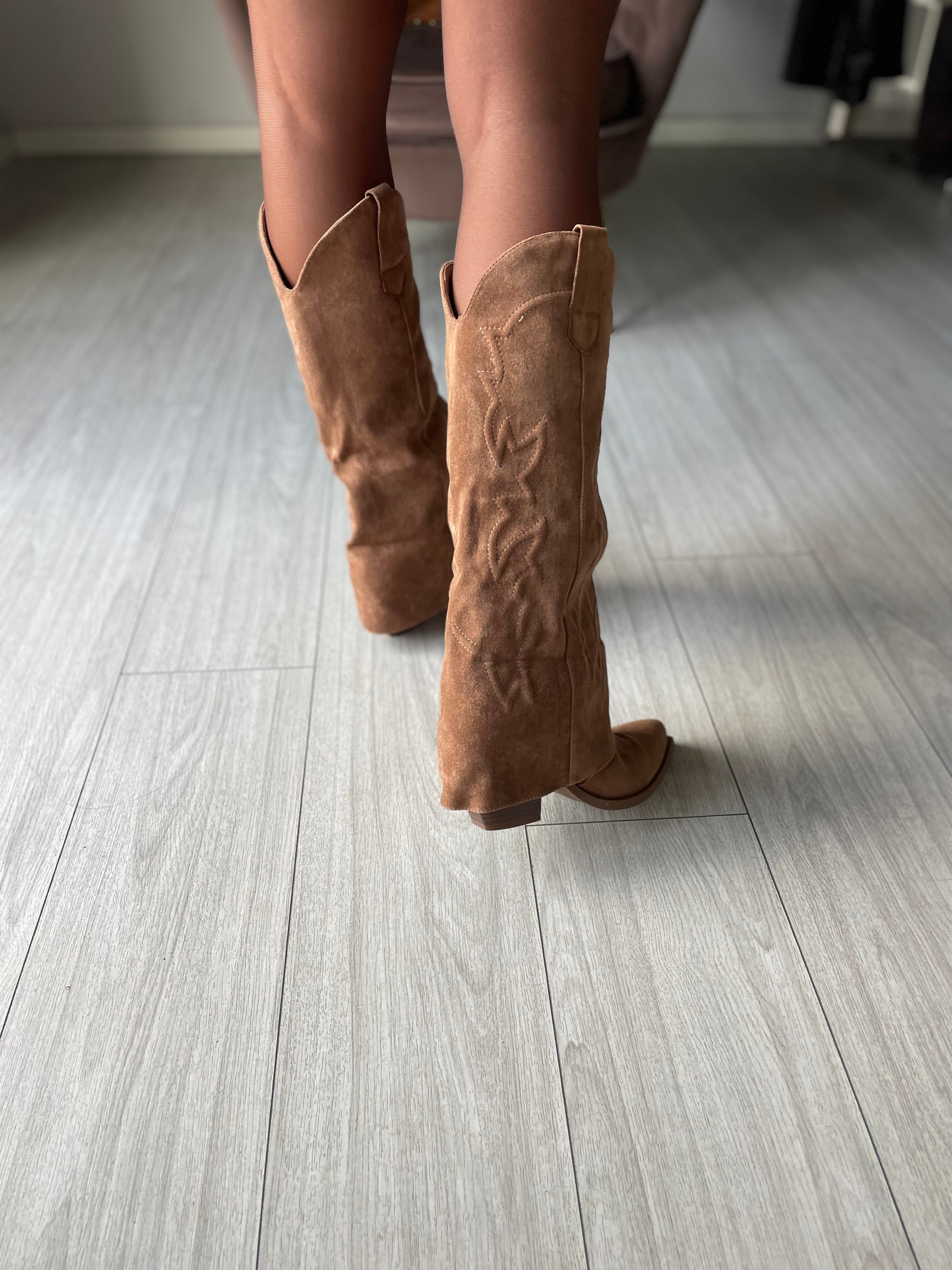 TEXANO CON RISVOLTO CAMEL