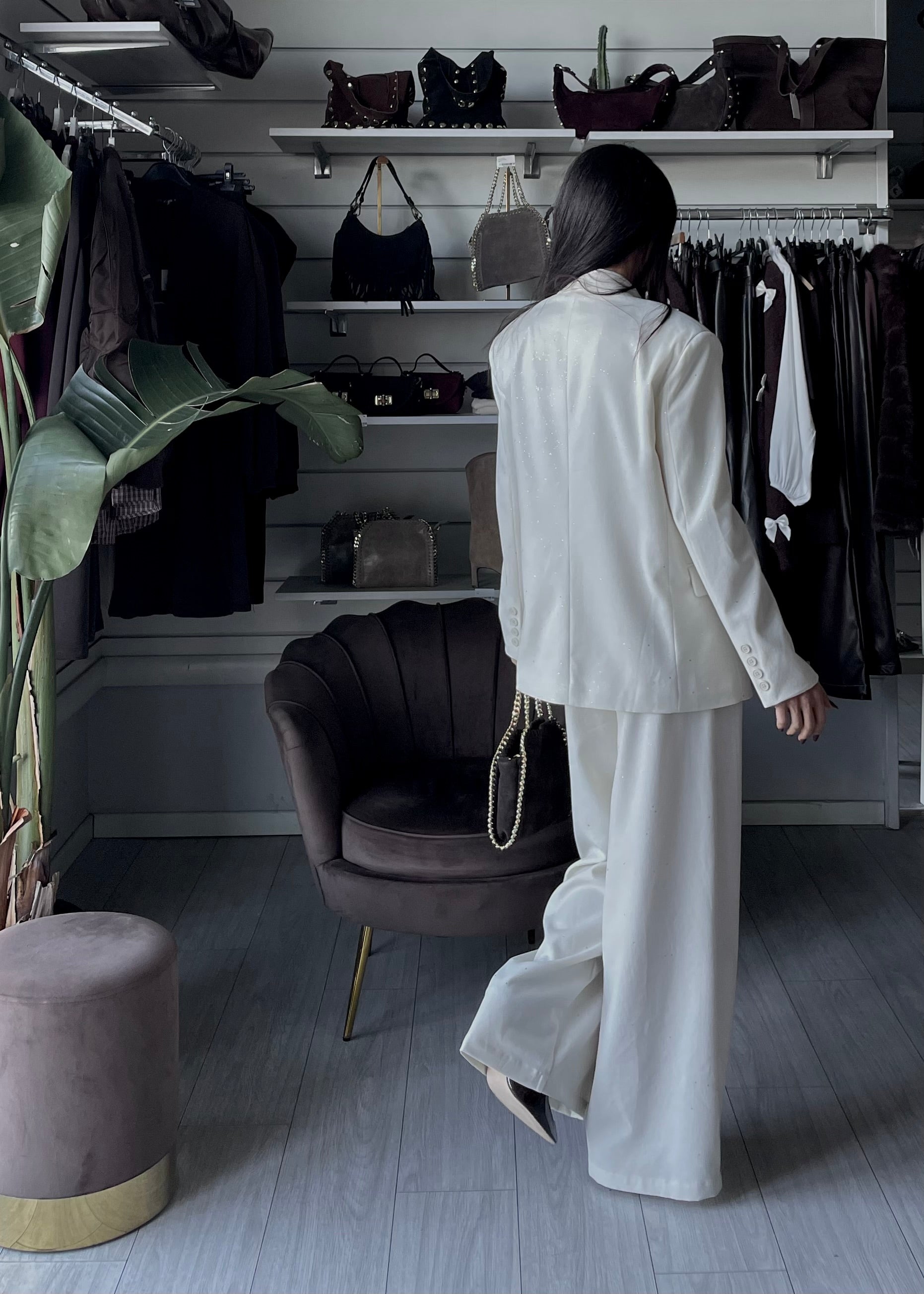 BLAZER CLASSY Lumina panna