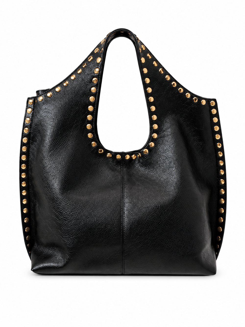 Borsa Hobo con borchie