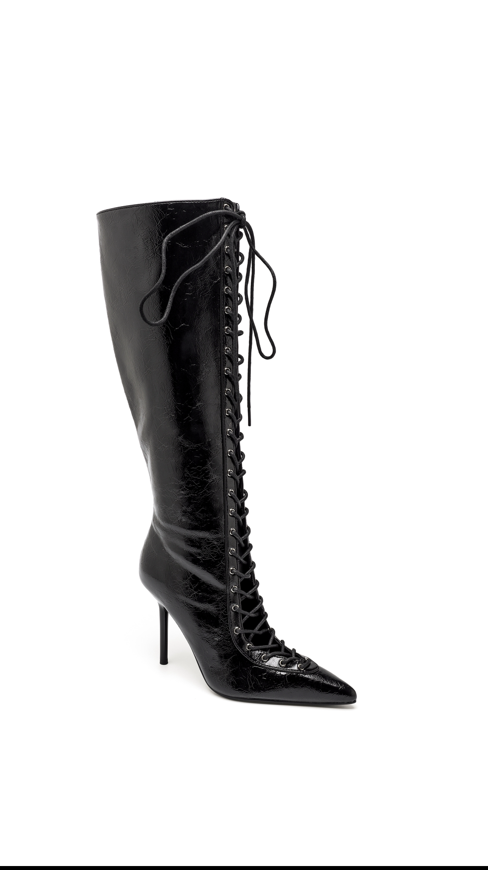 Colette stivale stringato nero