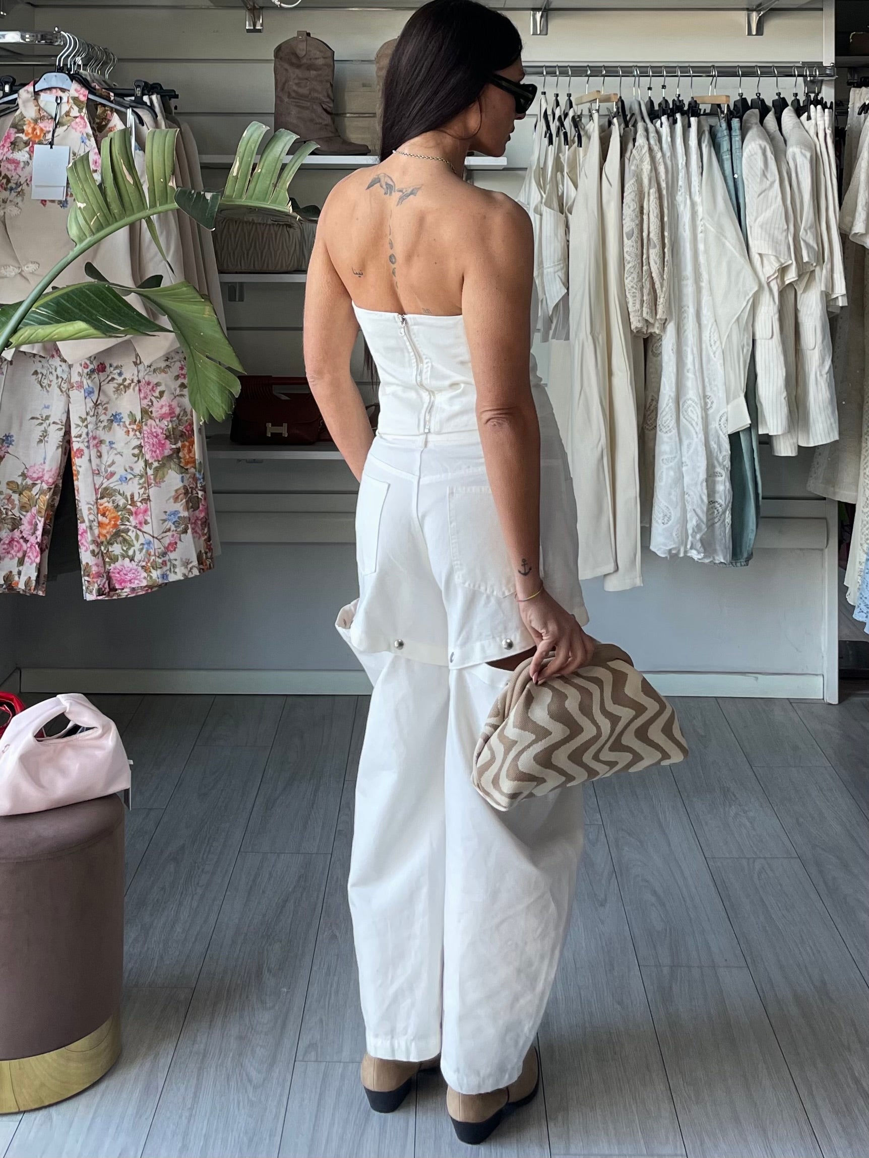 Pantalone Double Lumina offwhite
