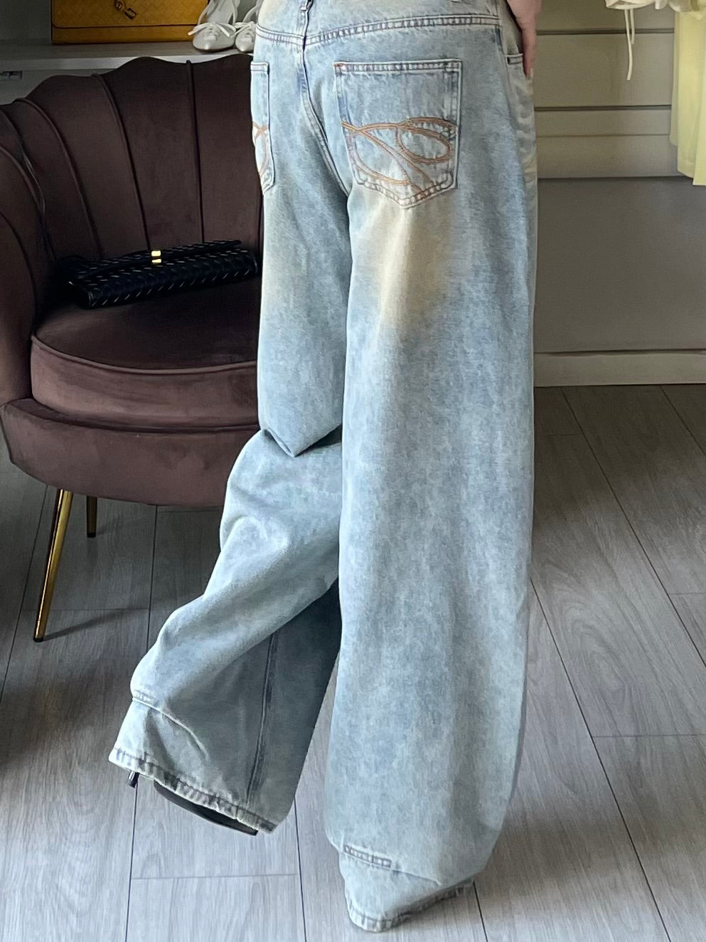 Jeans Wanted relaxed-fit in denim lavato