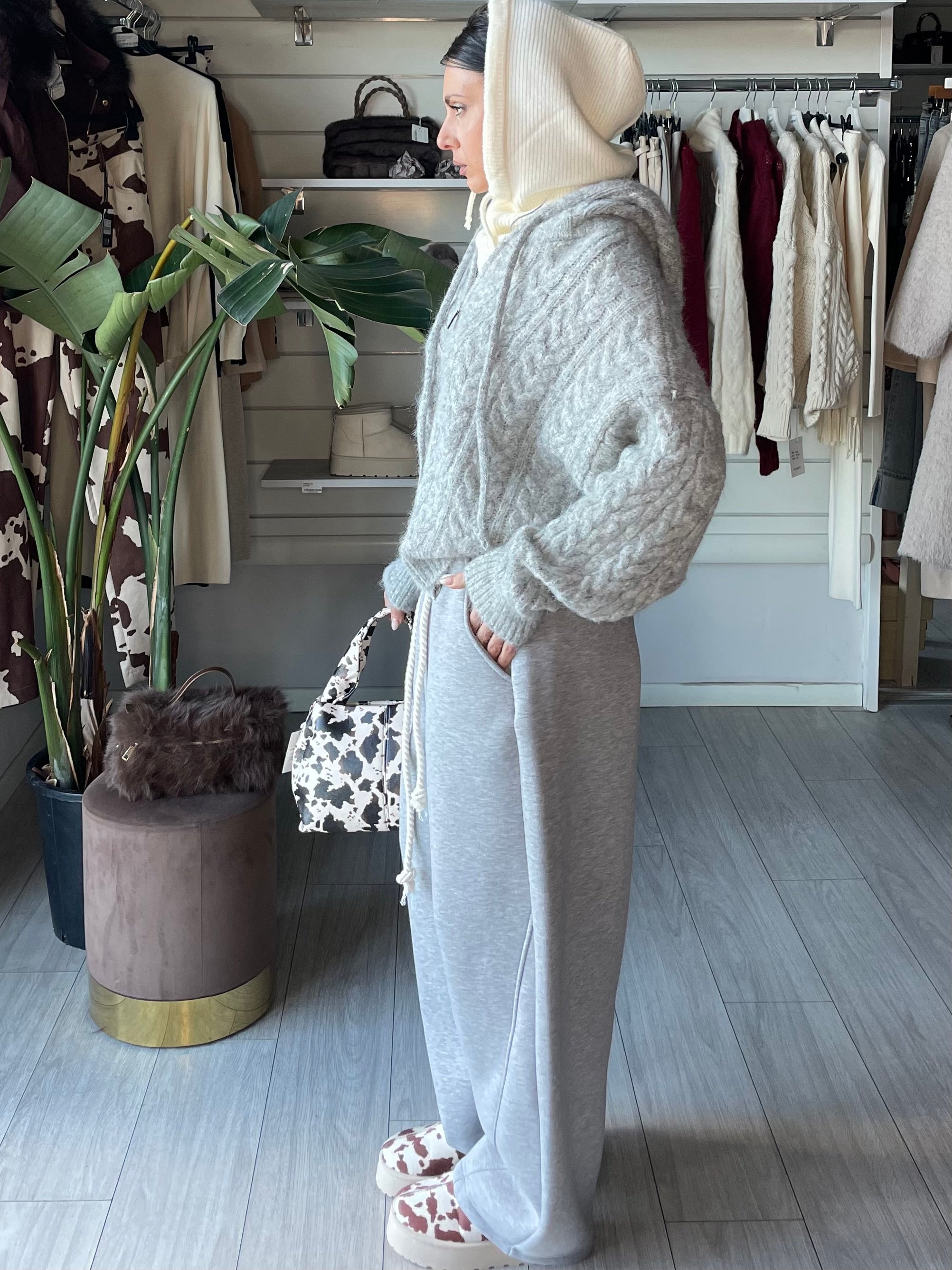 JOGGER BARREL GRIGIO