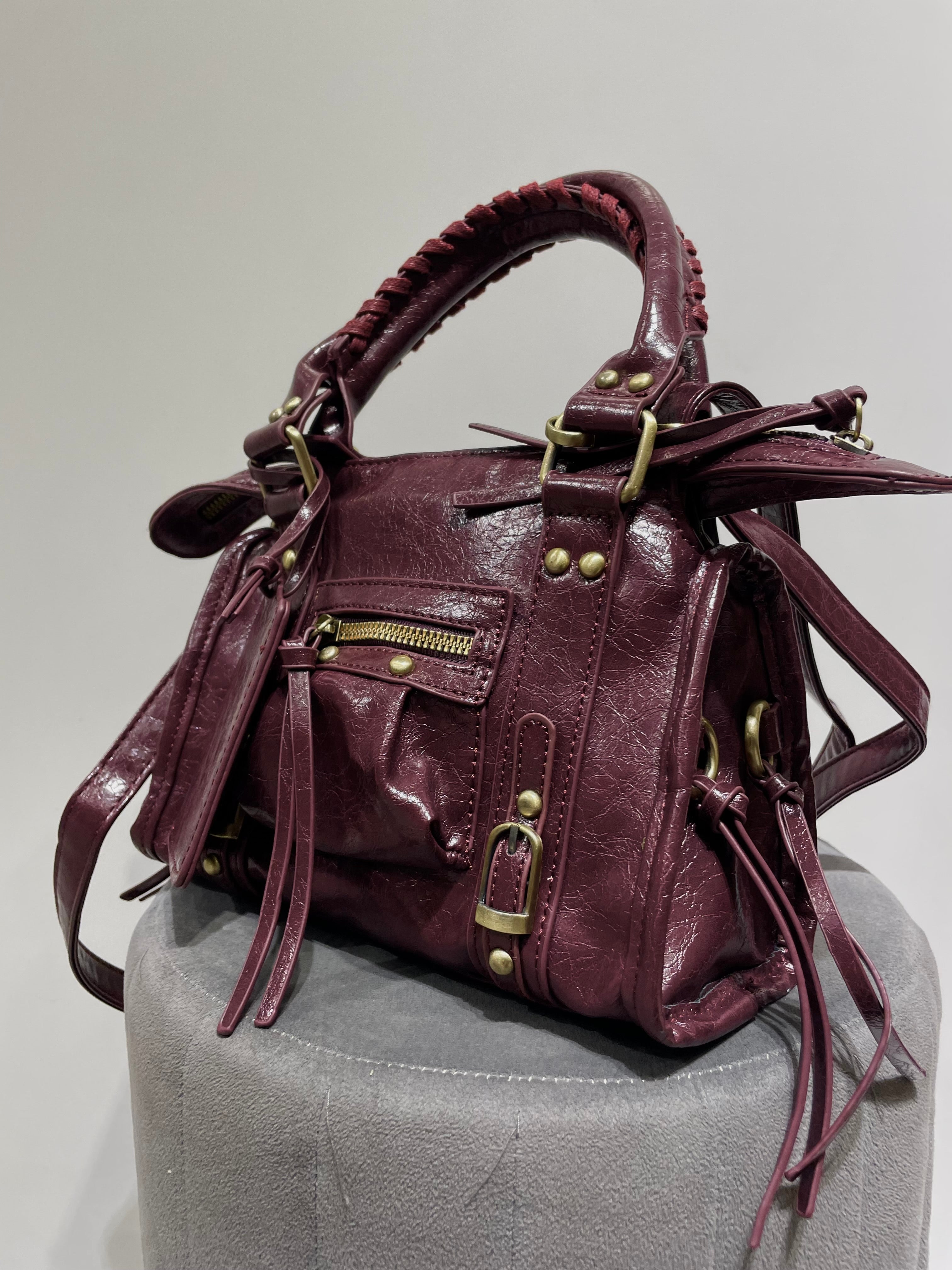 CITY BAG - Wine Red