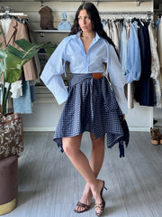 Gonna College in vichy blu
