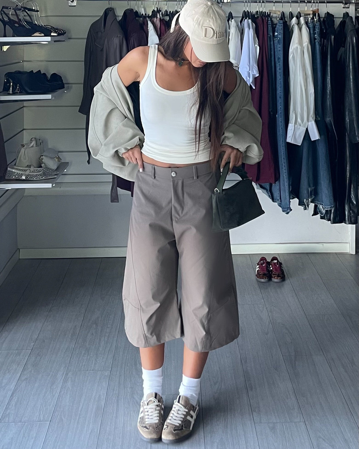 Jorts sartoriale JW fango
