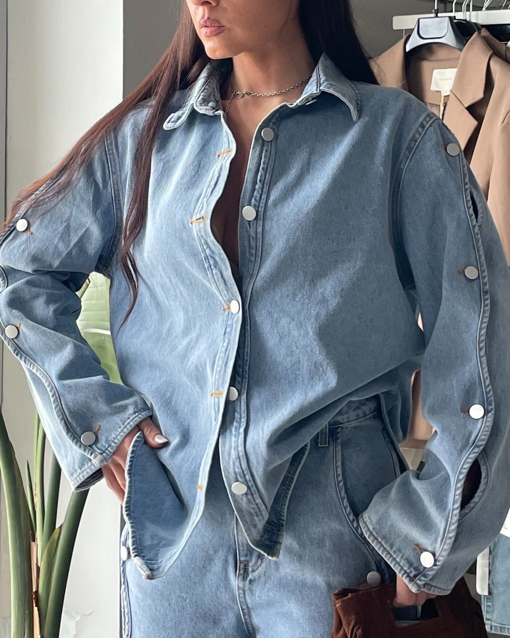 Camicia Denim con cut-out Arya