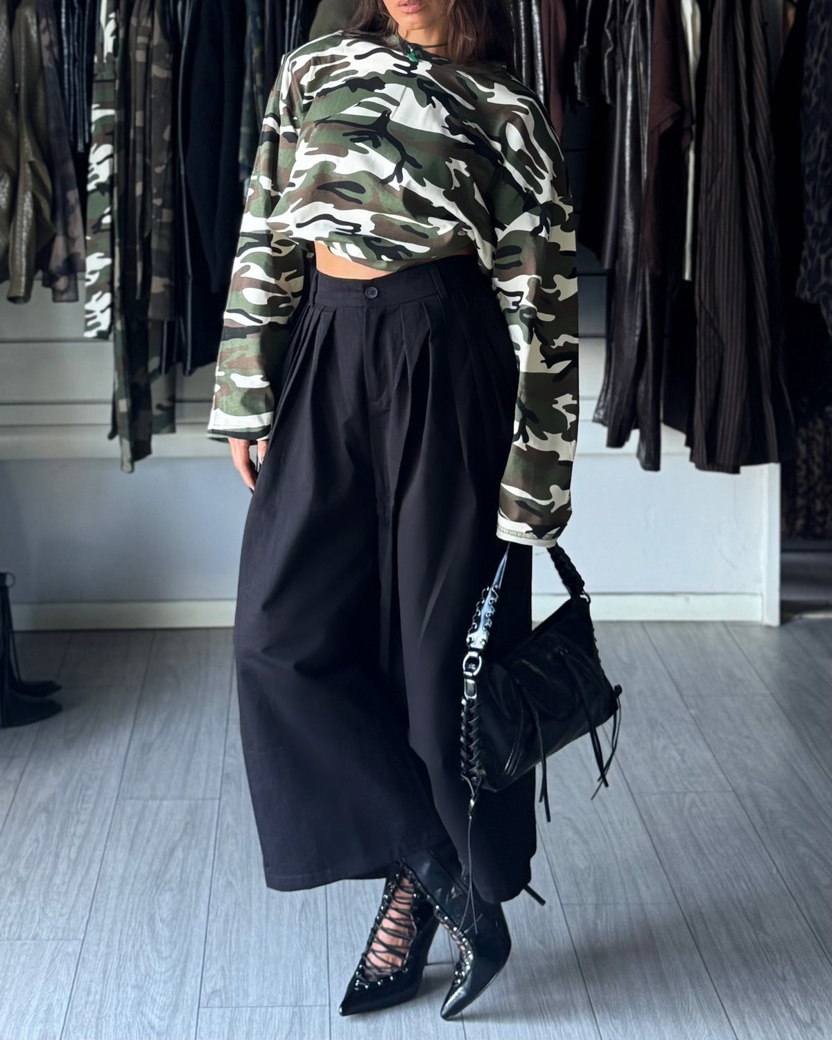 Pantalone Japan nero