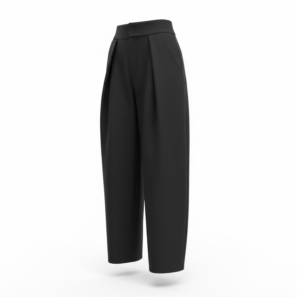 Pantalone Siria sartoriale nero by Lumina